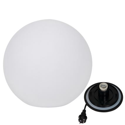 Utomhuslampa STONO 1xE27/20W/230V Ø 50 cm IP65 vit