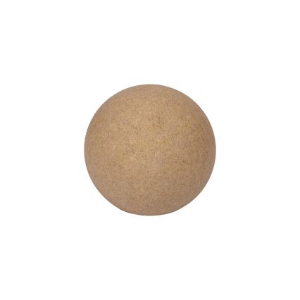 Utomhuslampa STONO 1xE27/15W/230V Ø 20 cm IP65 beige