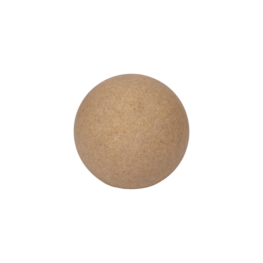 Utomhuslampa STONO 1xE27/15W/230V Ø 20 cm IP65 beige