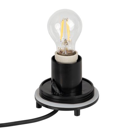 Utomhuslampa STONO 1xE27/15W/230V Ø 20 cm IP65 beige