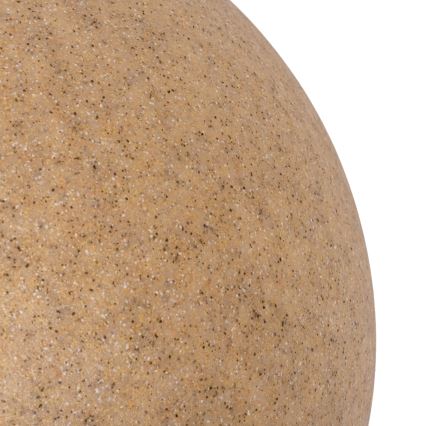 Utomhuslampa STONO 1xE27/20W/230V Ø 40 cm IP65 beige
