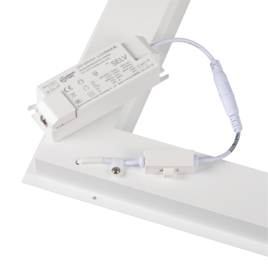 LED-inbyggnadsram för undertak AVAR LED/32W/230V 3000/4000/6000K 60x60 cm UGR19