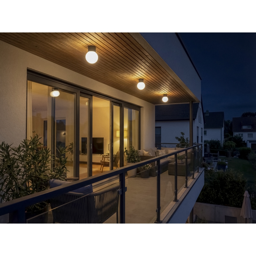 Utomhusspotlight STONO 1 x E27 (max 15 W), 230 V, IP65, antracit