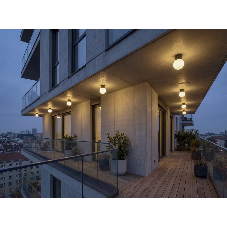 Utomhusspotlight STONO 1 x E27 (max 15 W), 230 V, IP65, antracit