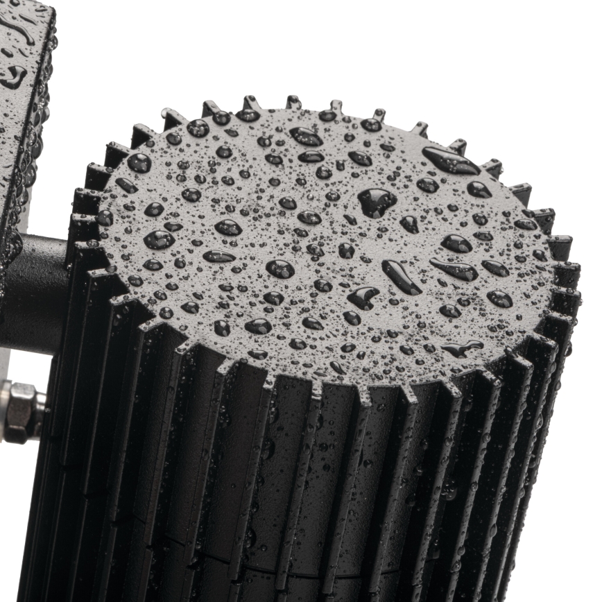 Utomhus väggspot RADILO 1xGU10/11W/230V IP44 svart