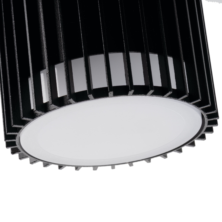 Utomhus väggspot med rörelse- och skymningssensor RADILO 2xGU10/11W/230V IP44 svart