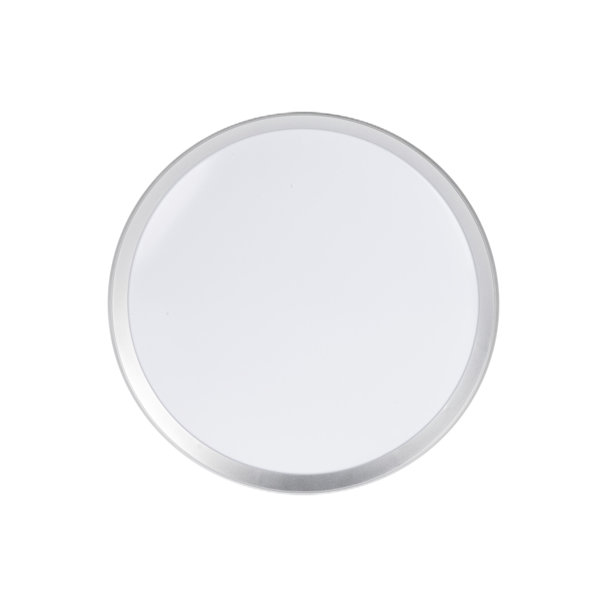 Dimbart LED-takarmatur LIXAN LED/47W/230V 3000-6500K diam. 38,6 cm vit/silver + fjärrkontroll