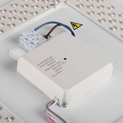 Dimmbar LED-taklampa LIXAN LED/65W/230V 3000-6500K Ø 48,6 cm vit/svart + fjärrkontroll