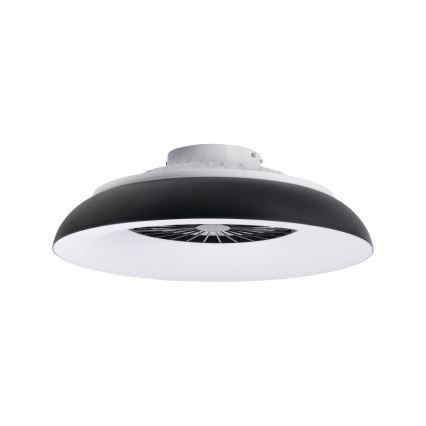 LED RGBW dimmbar taklampa med fläkt PLAVE PAN LED/48W/230V 3000-6500K Ø 60 cm svart + fjärrkontroll