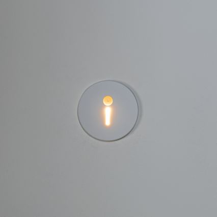 LED trapparmatur med rörelse- och skymningssensor MAGNIK LED/1,7W/230V 2700/3300/3900/4600/5700K vit rund