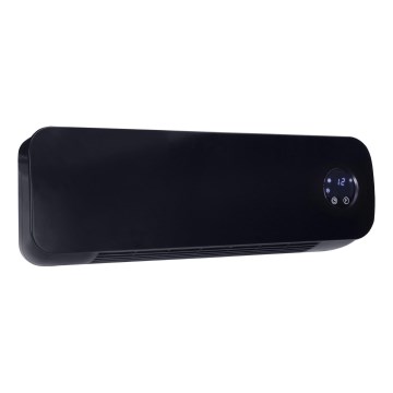 Keramisk badrumsvärmare 1000/2000W/230V IP22 + fjärrkontroll