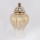 Keramisk burk 35x18,5 cm guld/vit