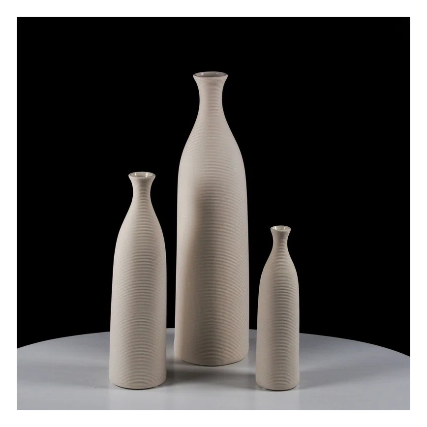 Keramisk vas 33 cm vit