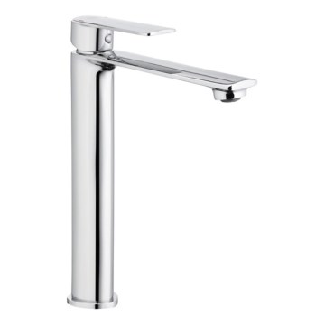 KFA Armatura 4422-612-00 - Kran till handfat + avlopp med bräddavlopp AGAT 28,7 cm skinande krom