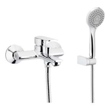 KFA Armatura 4424-510-00 - Badkarsset med kran AGAT skinande krom
