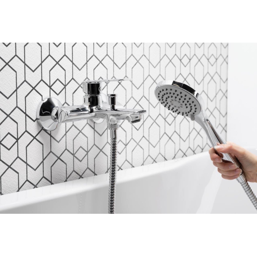 KFA Armatura 4424-510-00 - Badkarsset med kran AGAT skinande krom