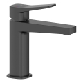 KFA Armatura 4522-815-81 - Tvättställsblandare + bottenventil MALAGA 15,9 cm svart