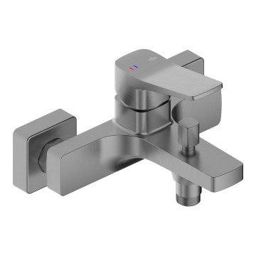 KFA Armatura 4524-010-61 - Badkarsblandare MALAGA metallisk grå