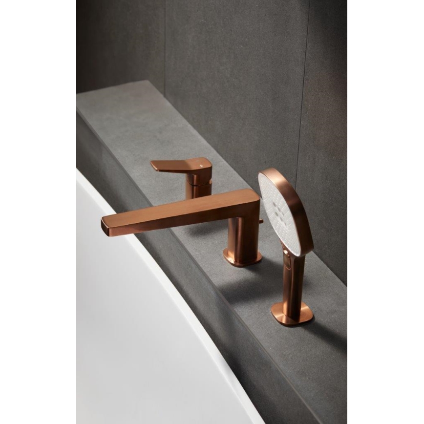 KFA Armatura 4525-210-34 - MALAGA 3-håls badkarsblandare, roséguld