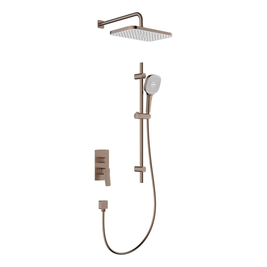 KFA Armatura 4529-301-34 - Duschset med inbyggd blandare MALAGA roséguld