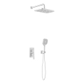 KFA Armatura 4529-501-44 - Duschset med infälld blandare MALAGA vit