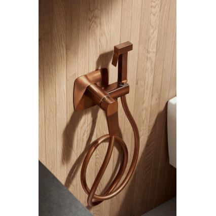 KFA Armatura 4529-512-34 - Bidéblandare med handdusch för dold installation MALAGA roséguld