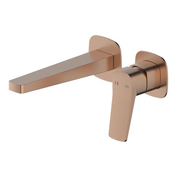 KFA Armatura 4529-810-34 - Tvättställsblandare för inbyggd montering MALAGA roséguld
