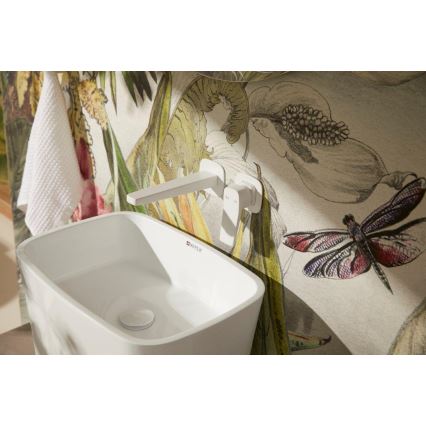 KFA Armatura 4529-810-44 - Tvättställsblandare för inbyggnad MALAGA, vit