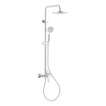 KFA Armatura 5026-910-00 - Dusch med kran TANZANIT skinande krom