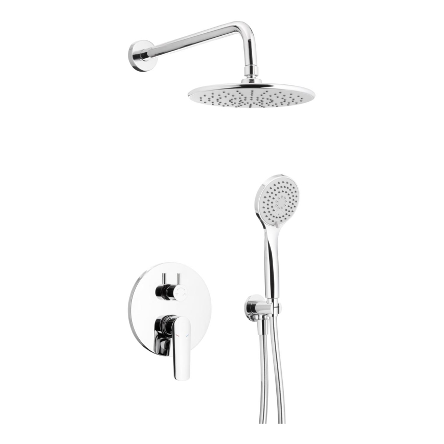 KFA Armatura 5029-501-00 - Duschset med dold kran TANZANIT skinande krom