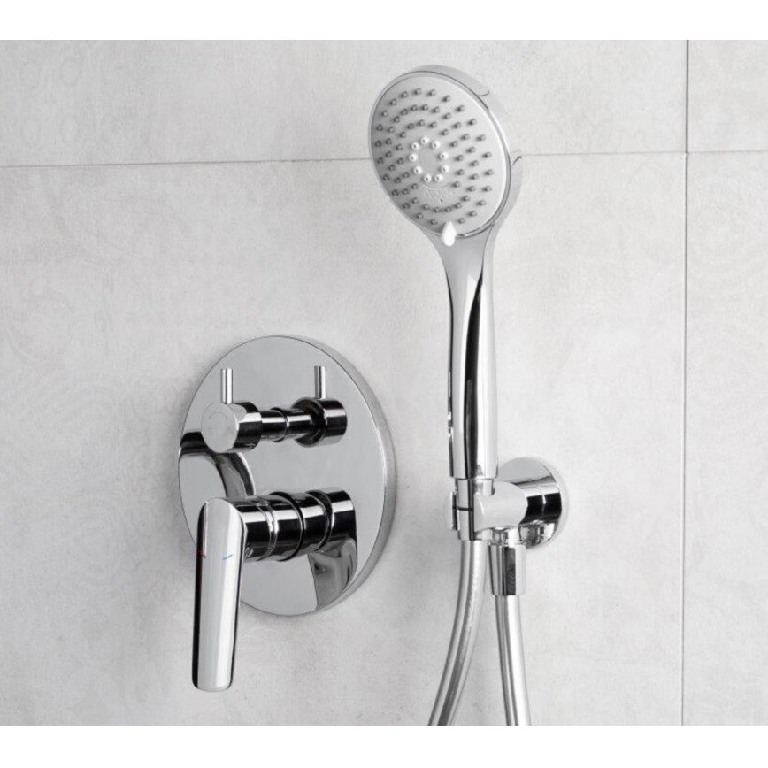 KFA Armatura 5029-501-00 - Duschset med dold kran TANZANIT skinande krom