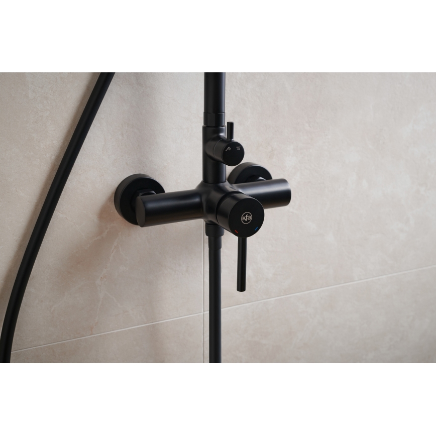 KFA Armatura 5036-910-81 - Dusch med kran MOZA mässing/matt svart
