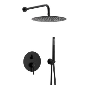 KFA Armatura 5039-501-81 - Duschset med dold kran MOZA matt svart