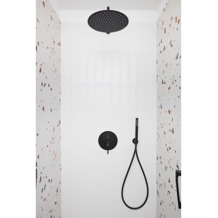 KFA Armatura 5039-501-81 - Duschset med dold kran MOZA matt svart