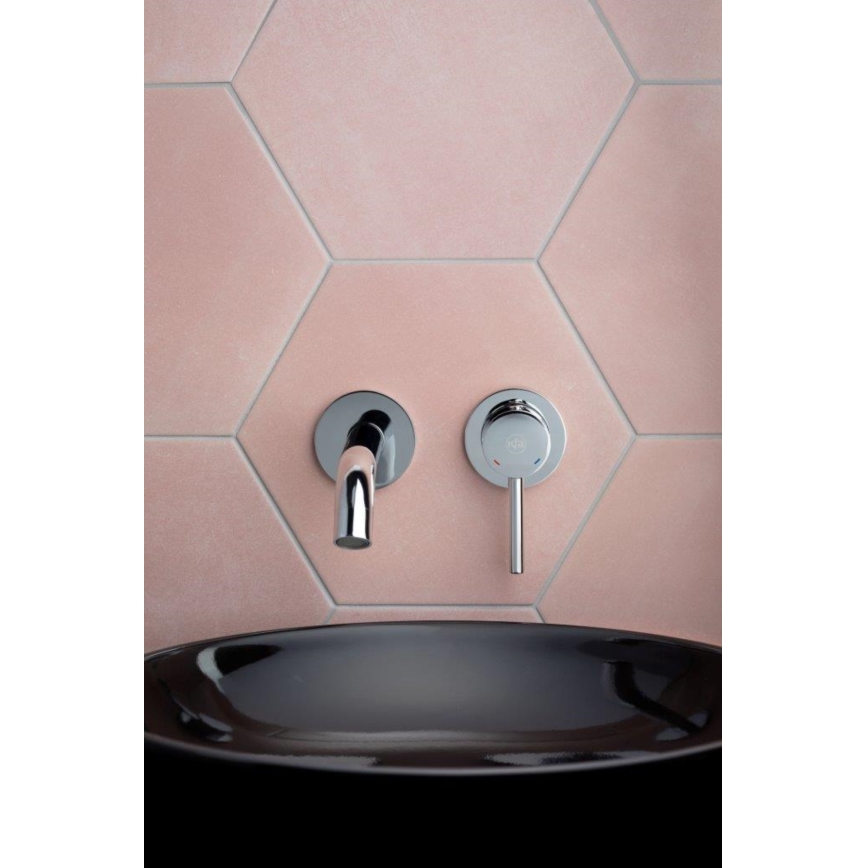 KFA Armatura 5039-810-00 - Tvättställsblandare för dold installation MOZA skinande krom