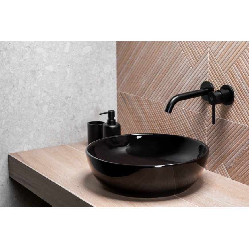 KFA Armatura 5039-810-81 - Tvättställsblandare för dold installation MOZA matt svart