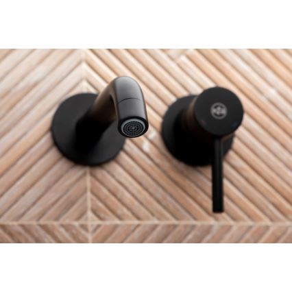 KFA Armatura 5039-810-81 - Tvättställsblandare för dold installation MOZA matt svart