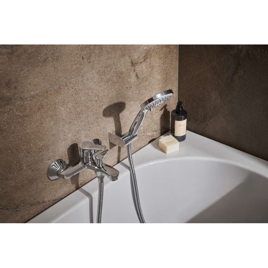 KFA Armatura 5244-510-00 - Badkarsset med kran MORRIS skinande krom