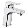 KFA Armatura 5532-815-00 - Kran till handfat + avlopp med bräddavlopp MOKAIT 13,9 cm skinande krom