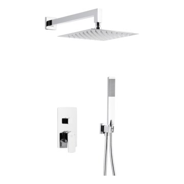 KFA Armatura 5539-511-00 - Duschset med dold kran MOKAIT skinande krom