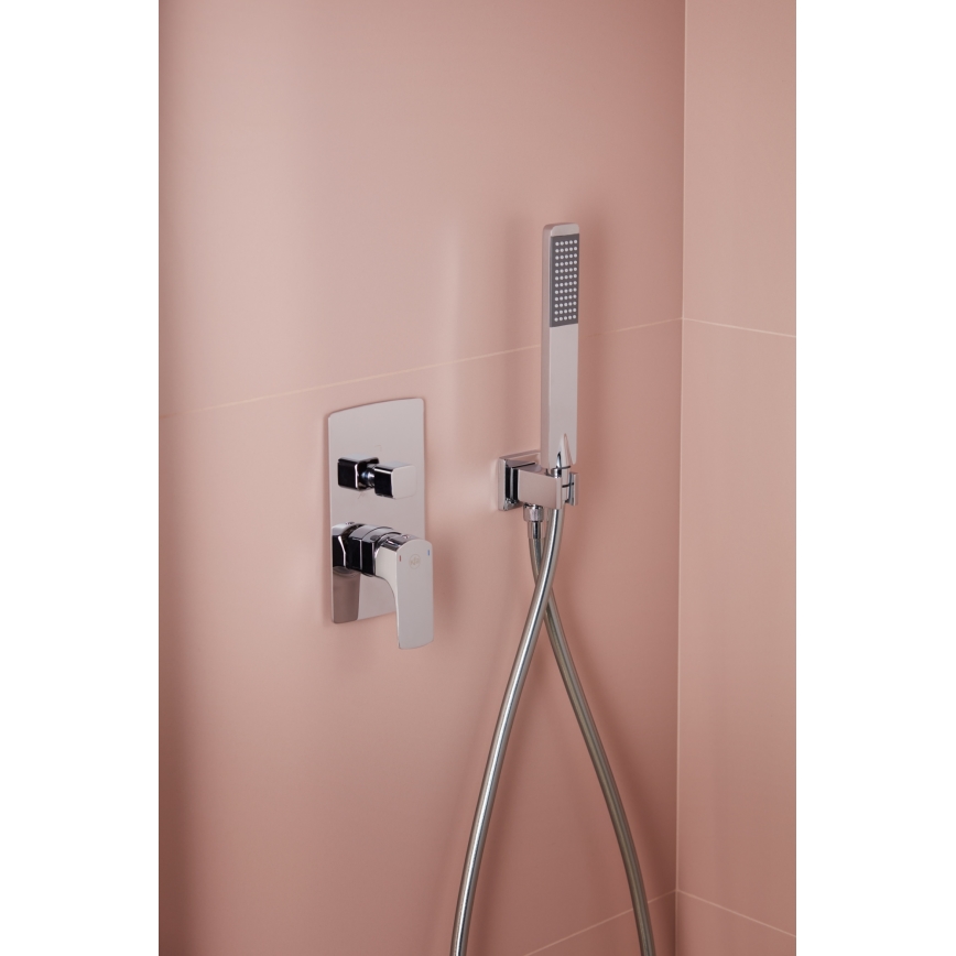 KFA Armatura 5539-511-00 - Duschset med dold kran MOKAIT skinande krom