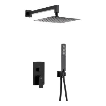KFA Armatura 5539-511-81 - Duschset med dold kran MOKAIT mässing/matt svart