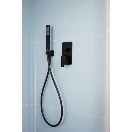 KFA Armatura 5539-511-81 - Duschset med dold kran MOKAIT mässing/matt svart