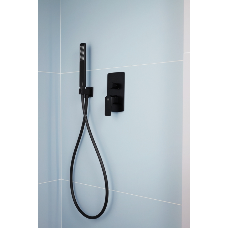 KFA Armatura 5539-511-81 - Duschset med dold kran MOKAIT mässing/matt svart