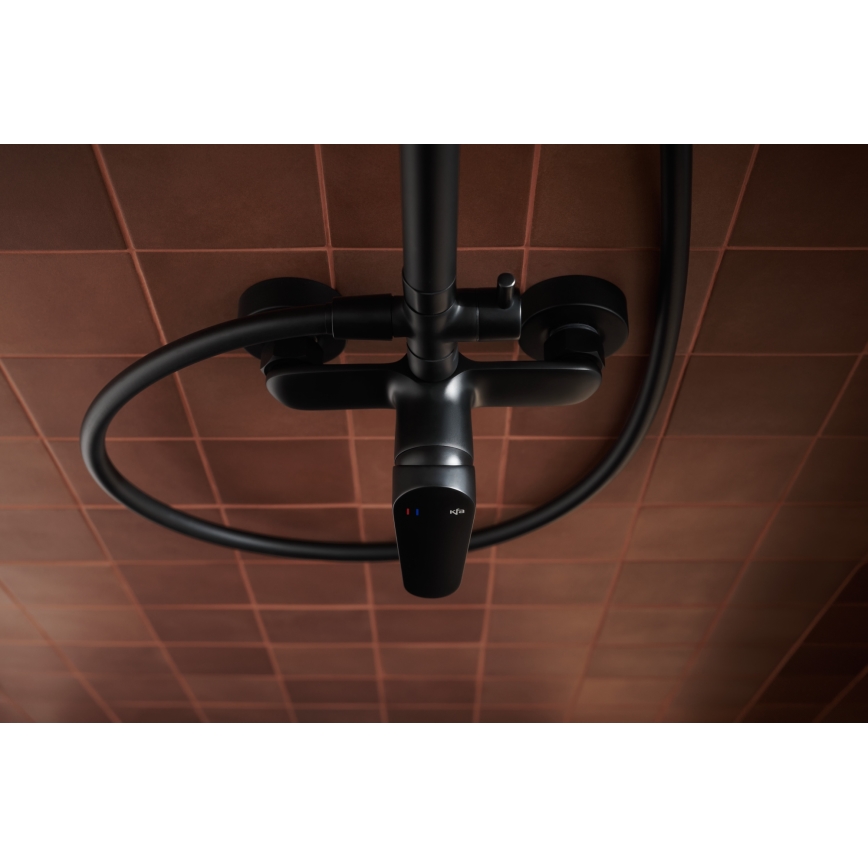 KFA Armatura 5556-910-81 - Dusch med kran OTAVA mässing/matt svart
