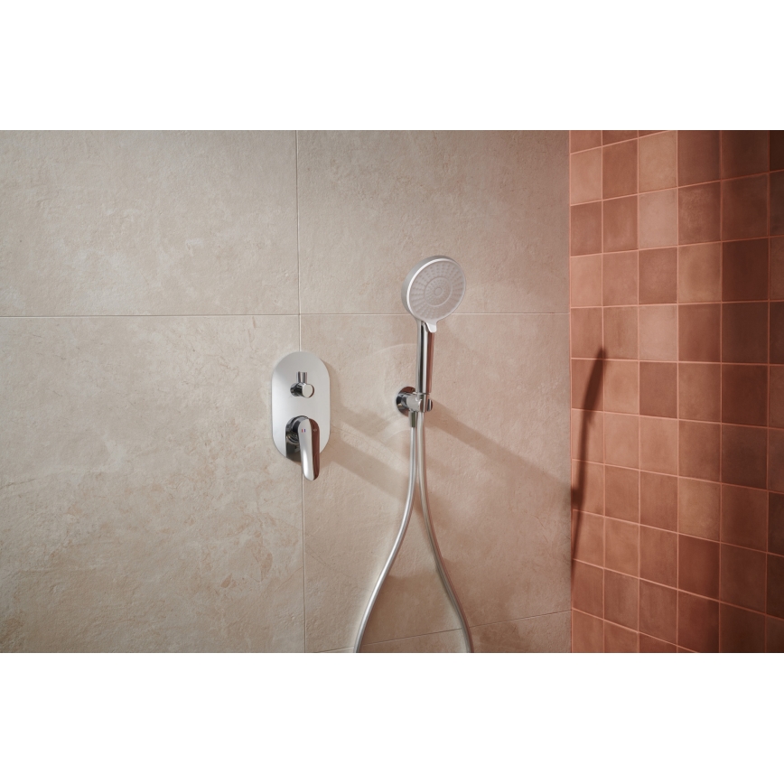 KFA Armatura 5559-501-00 - Duschset med inbyggd blandare OTAVA blank krom