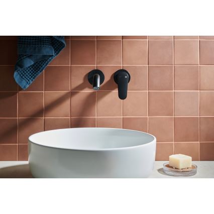 KFA Armatura 5559-810-81 - Tvättställsblandare för infällnad OTAVA matt svart