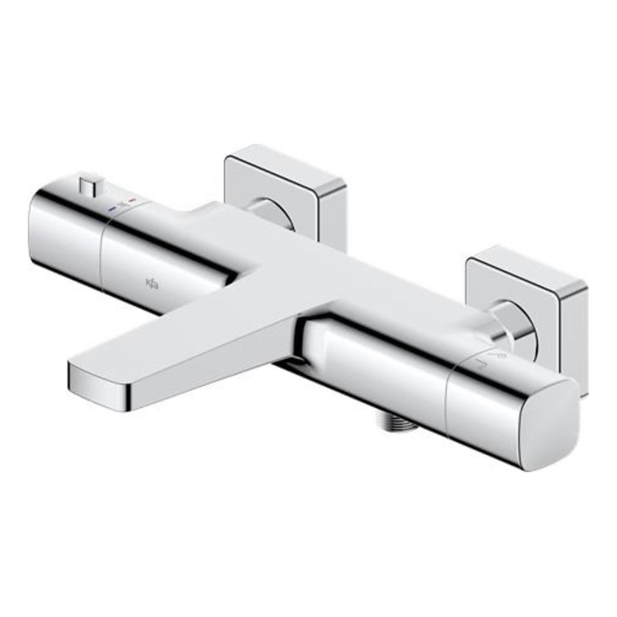 KFA Armatura 5754-010-00 - MALAGA termostatisk badkarsblandare, blank krom
