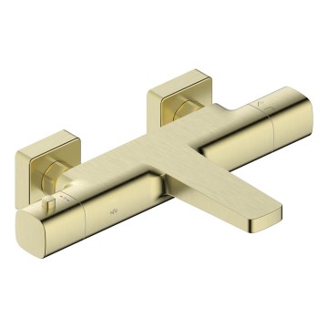 KFA Armatura 5754-010-31 - Termostatisk badkarsblandare MALAGA borstad guld