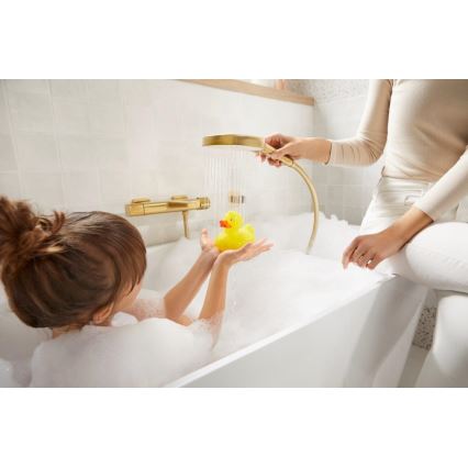 KFA Armatura 5754-010-31 - Termostatisk badkarsblandare MALAGA borstad guld